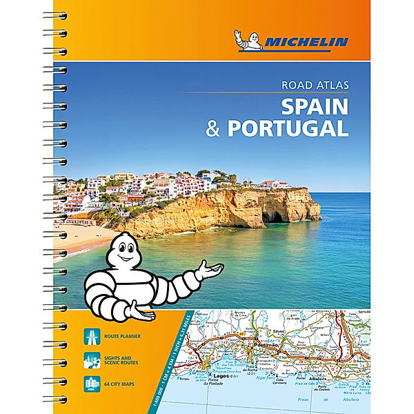 MICHELIN Atlanten / Michelin Straßenatlas Spanien & Portugal mit Spiralbindung. Spain & Portugal, Michelin
