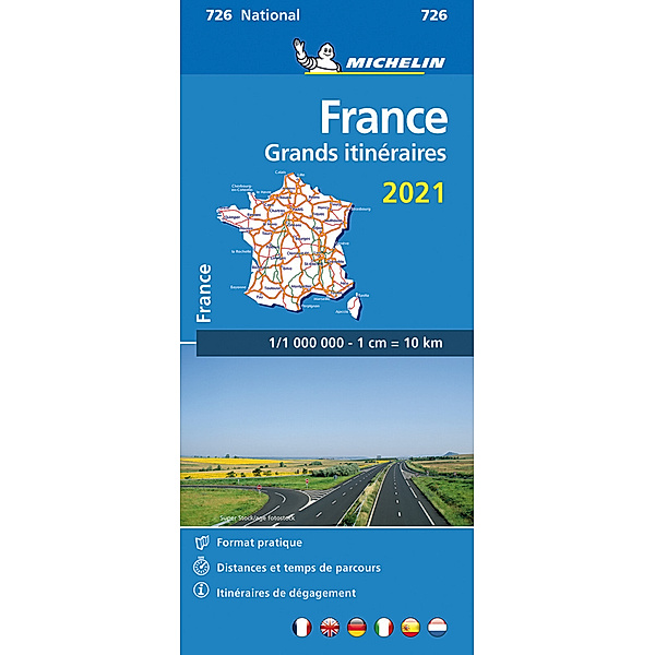 Michelin Frankreich Fernrouten 2021