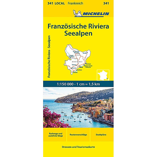 Michelin Französische Riviera - Seealpen