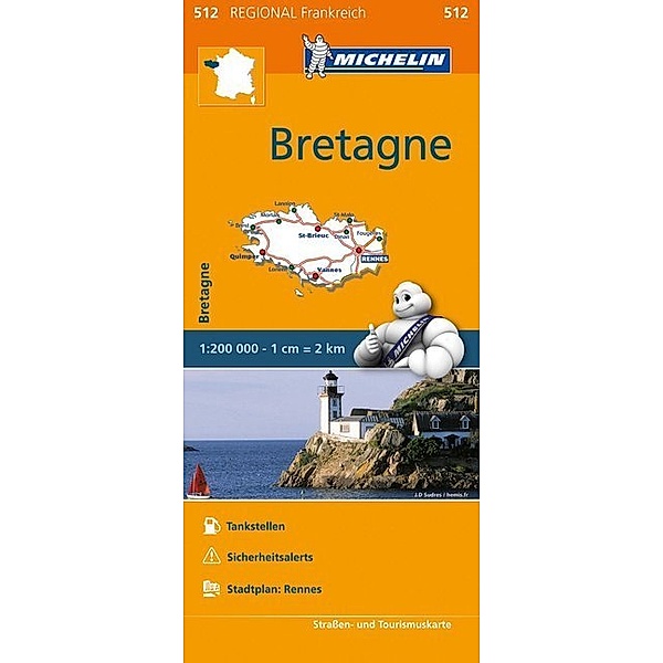 Michelin Karte Bretagne