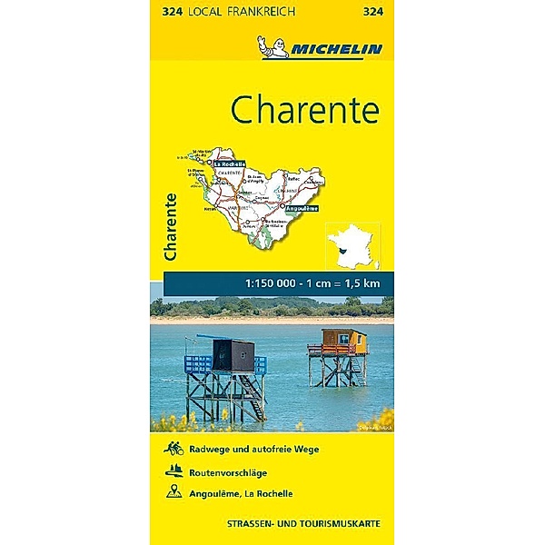 Michelin Karte Charente