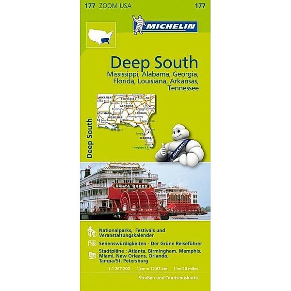 Michelin Karte Deep South