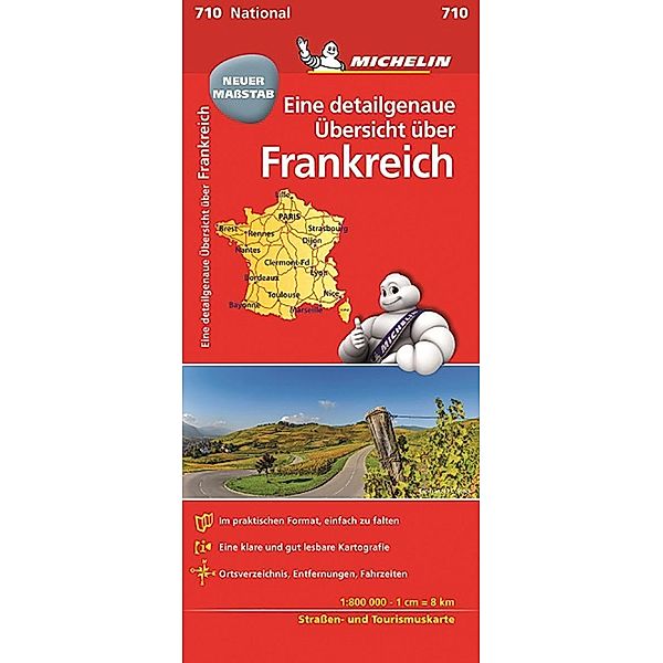 Michelin Karte Eine detailgenaue Übersicht über Frankreich (800K)