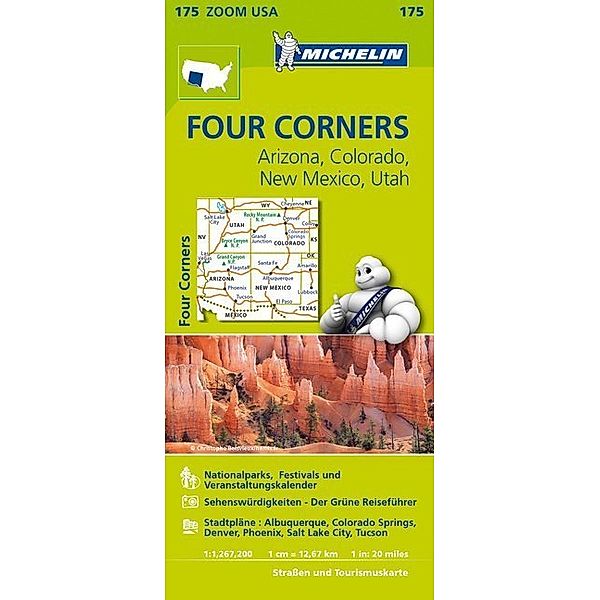 Michelin Karte Four Corners