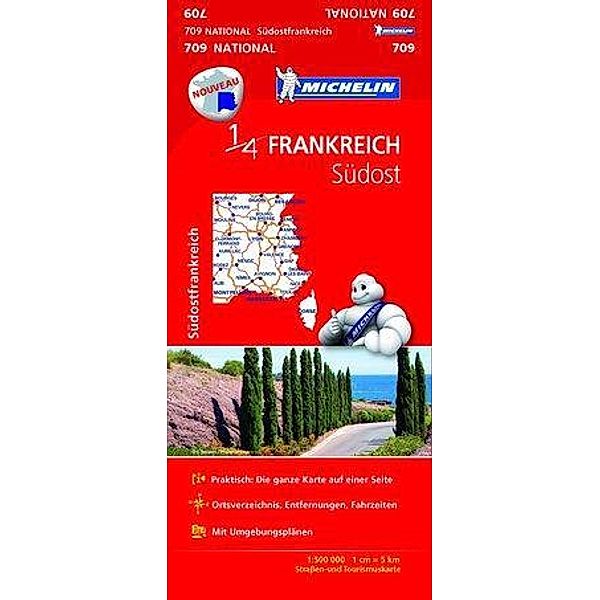 Michelin Karte Frankreich Südost