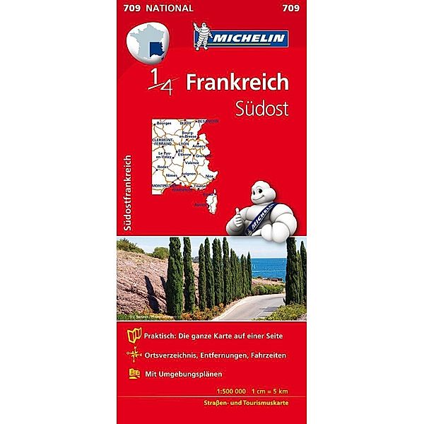 Michelin Karte Frankreich Südost