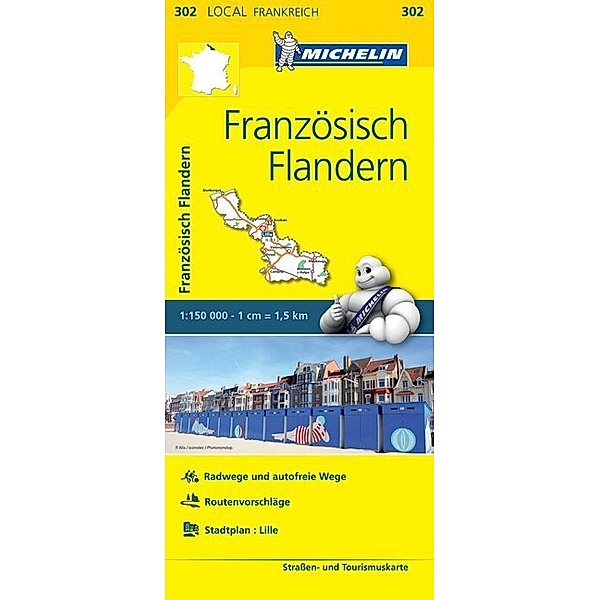 Michelin Karte Französisch Flandern