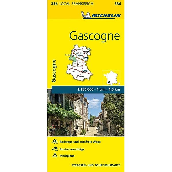 Michelin Karte Gascogne