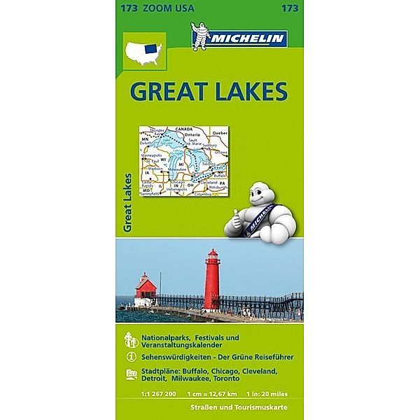 Michelin Karte Great Lakes