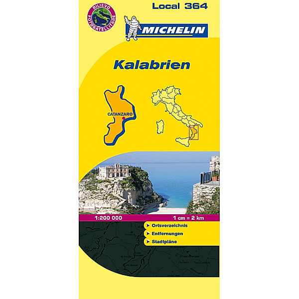 Michelin Karte Kalabrien