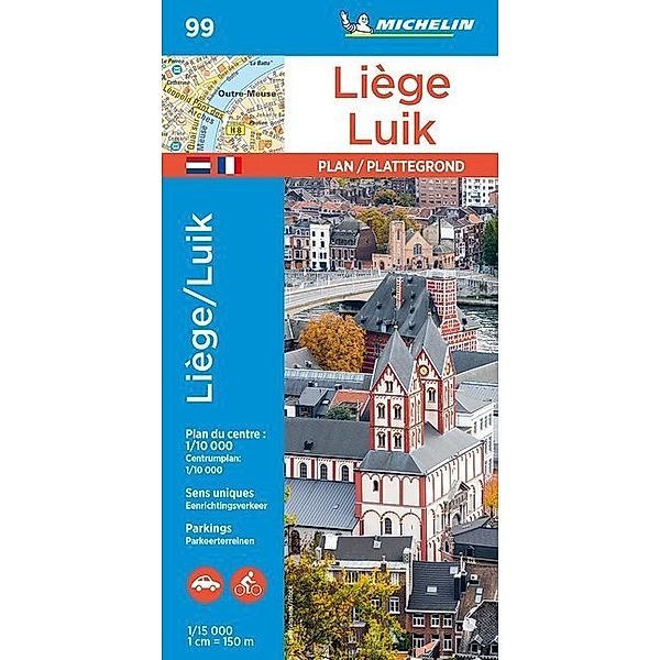 Michelin Karte Liège / Luik / Lüttich