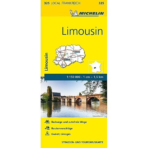 Michelin Karte Limousin