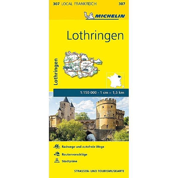 Michelin Karte Lothringen