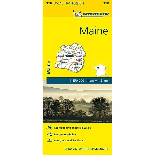 Michelin Karte Maine