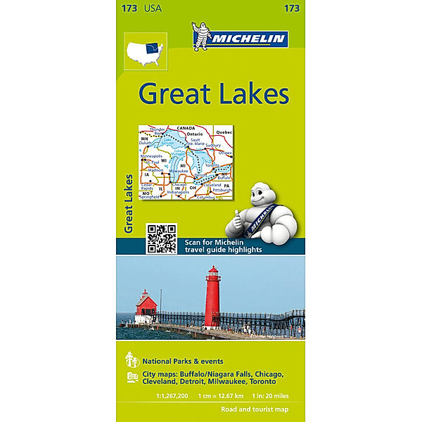 Michelin Karte / Michelin Great Lakes, Michelin