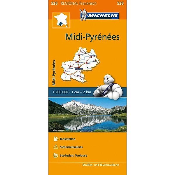 Michelin Karte Midi-Pyrénées