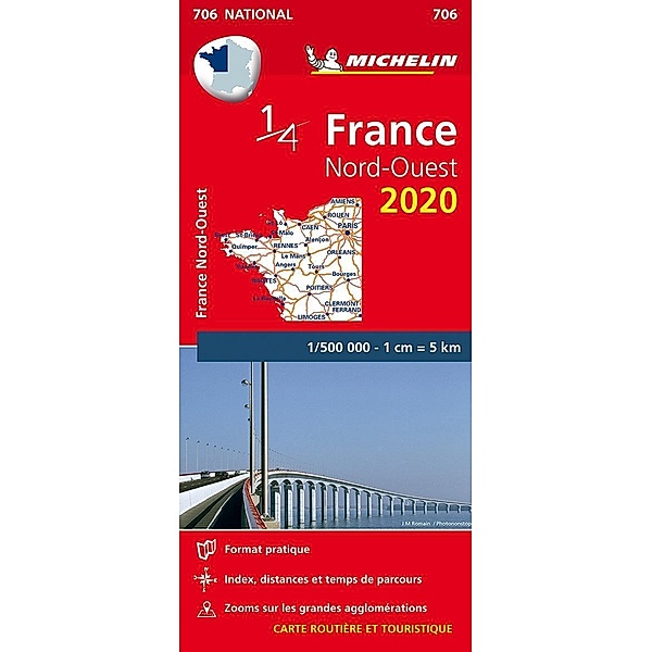Michelin Karte Nordwestfrankreich