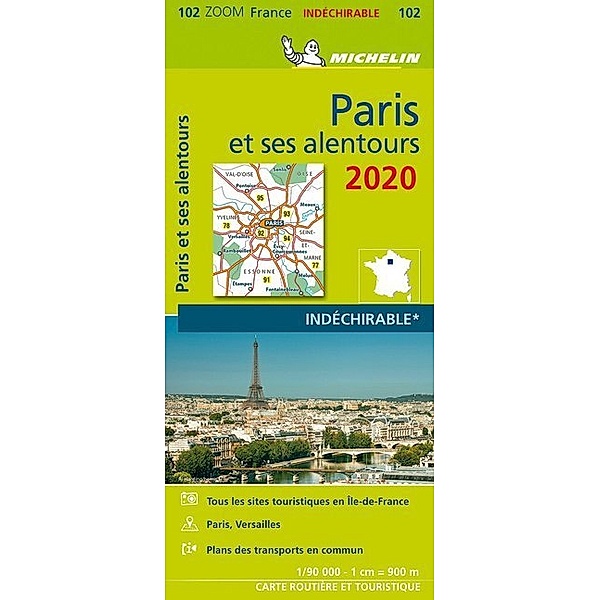 Michelin Karte Paris et ses alentours 2020