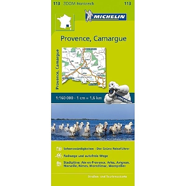 Michelin Karte Provence - Camargue