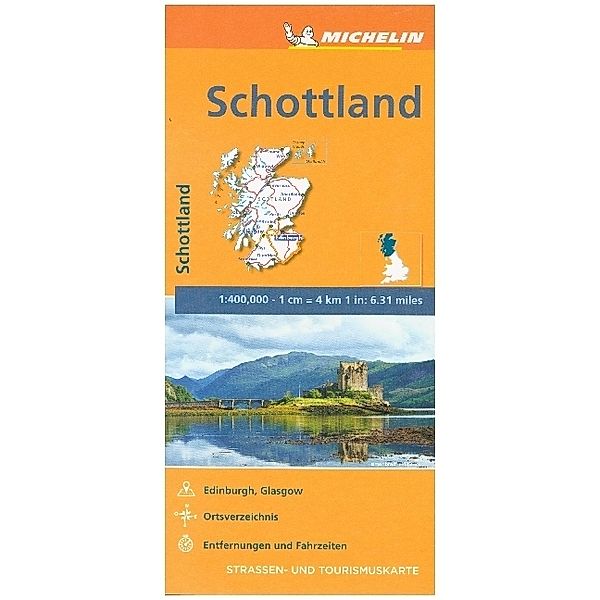 Michelin Karte Schottland