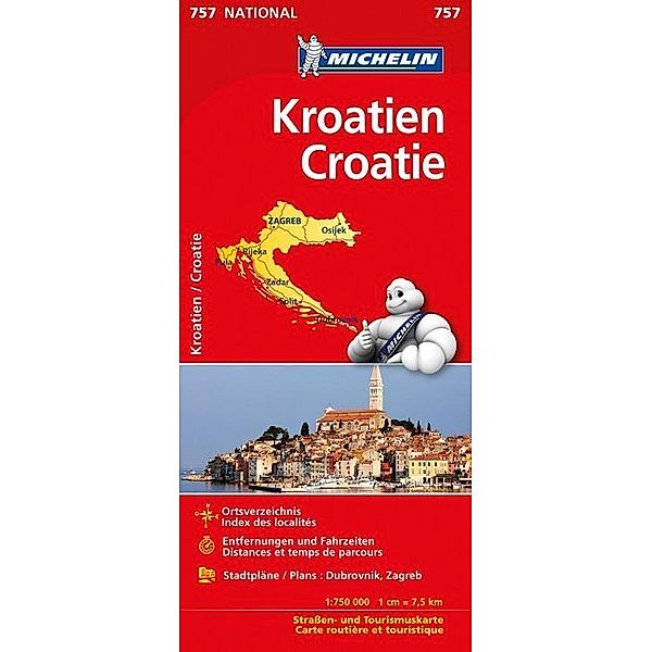 Michelin Kroatien. Croatie