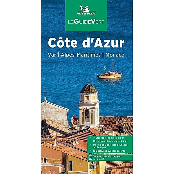 Michelin Le Guide Vert Cote d' Azur, Monaco 2022