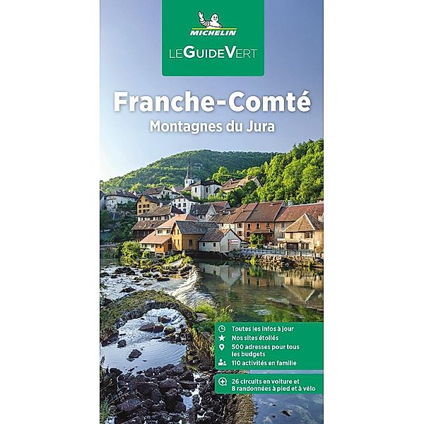 Michelin Le Guide Vert Franche-Comté,Jura