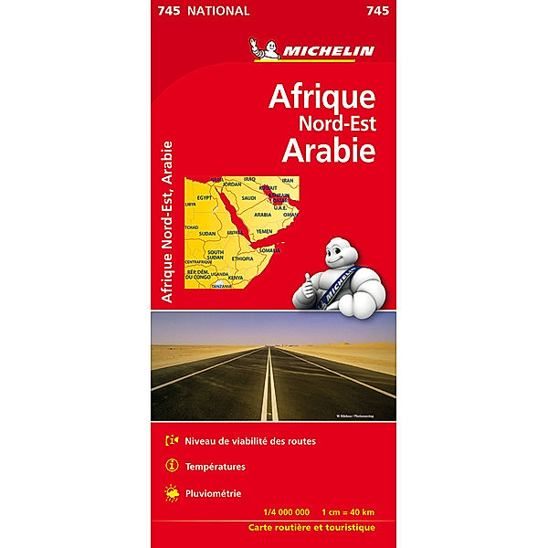 MICHELIN Nationalkarten / Michelin Nordost-Afrika, Arabien