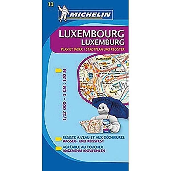 MICHELIN Stadtpläne / Michelin Karte Luxemburg. Luxembourg