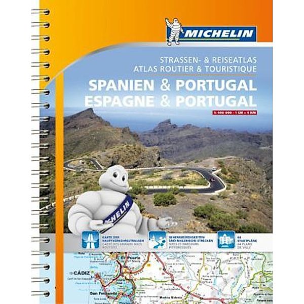 Michelin Straßen- und Reiseatlas Spanien & Portugal. Espagne & Portugal