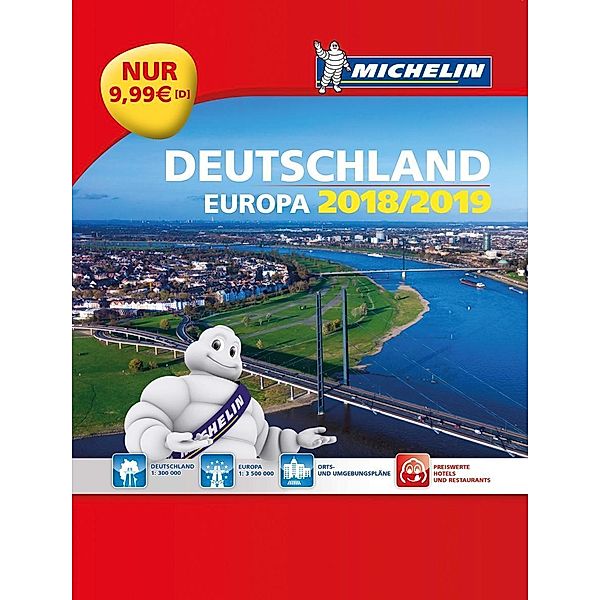 Michelin Straßenatlas Deutschland & Europa 2018/2019