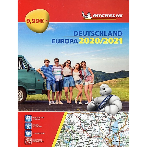 Michelin Straßenatlas Deutschland & Europa 2020/2021