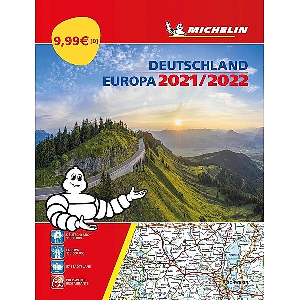 Michelin Straßenatlas Deutschland & Europa 2021/2022