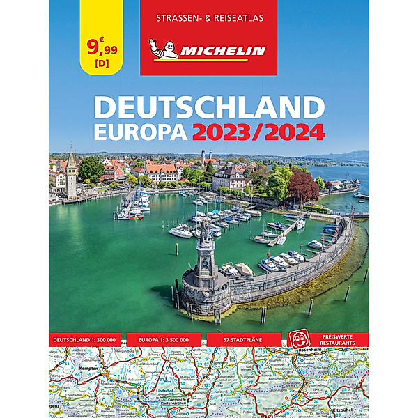 Michelin Strassenatlas Deutschland & Europa 2023/2024
