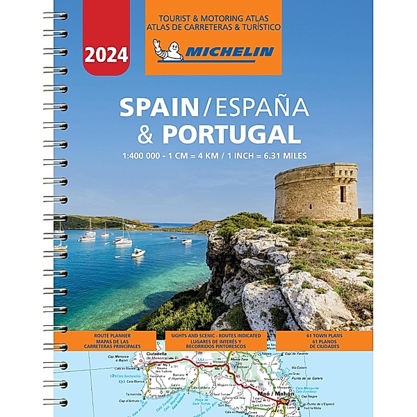 Michelin Straßenatlas Spanien & Portugal mit Spiralbindung
