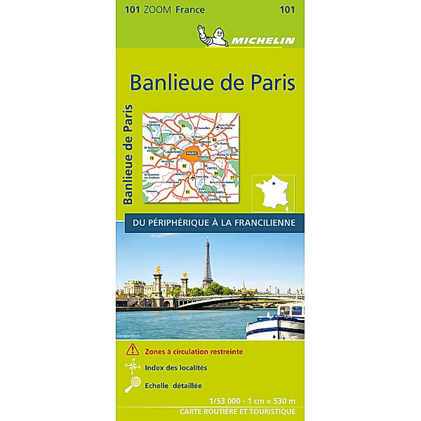 Michelin Vororte von Paris / Banlieue de Paris