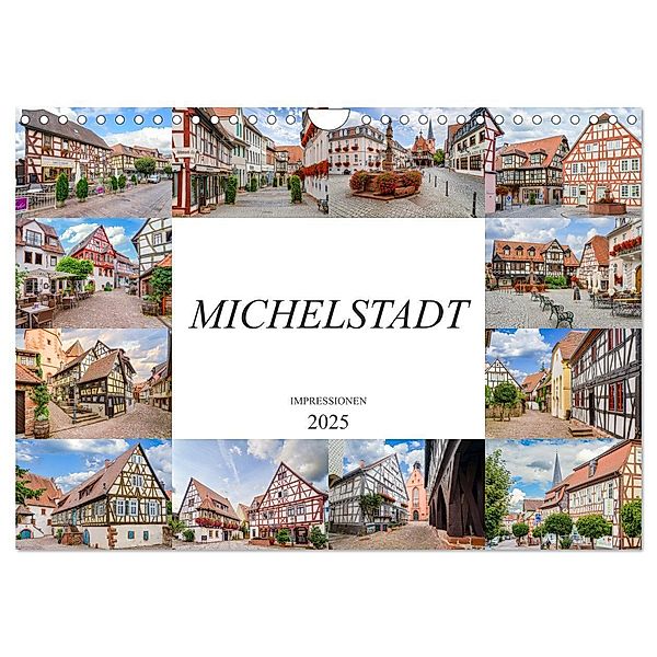 Michelstadt Impressionen (Wandkalender 2025 DIN A4 quer), CALVENDO Monatskalender, Calvendo, Dirk Meutzner