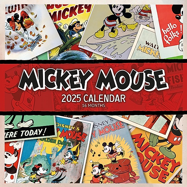 Mickey & Minnie Mouse 2025 30X30 Broschürenkalender