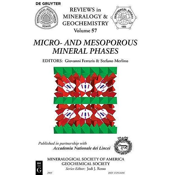 Micro- and Mesoporous Mineral Phases / Reviews in Mineralogy and Geochemistry Bd.57
