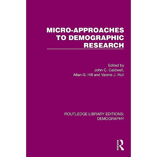 Micro-Approaches to Demographic Research