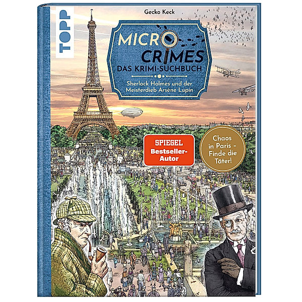 Micro Crimes. Das Krimi-Suchbuch. Sherlock Holmes und der Meisterdieb Arsène Lupin, Gecko Keck, Christian Weis