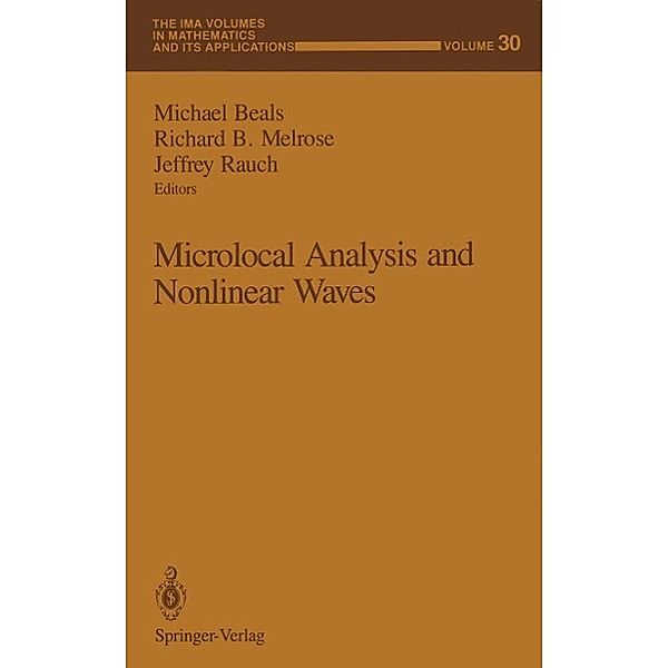 Microlocal Analysis and Nonlinear Waves / The IMA Volumes in Mathematics and its Applications Bd.30