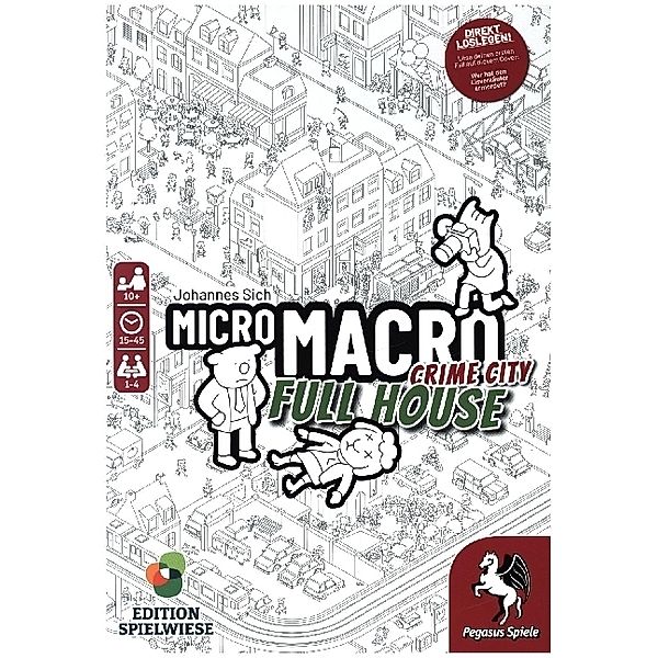 Pegasus Spiele MicroMacro: Crime City 2  Full House (Spiel)