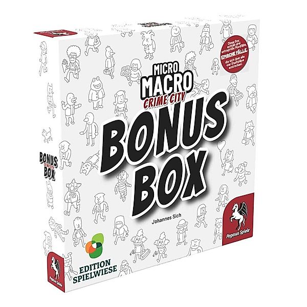 Pegasus Spiele, Edition Spielwiese MicroMacro: Crime City - Bonus Box, Johannes Sich