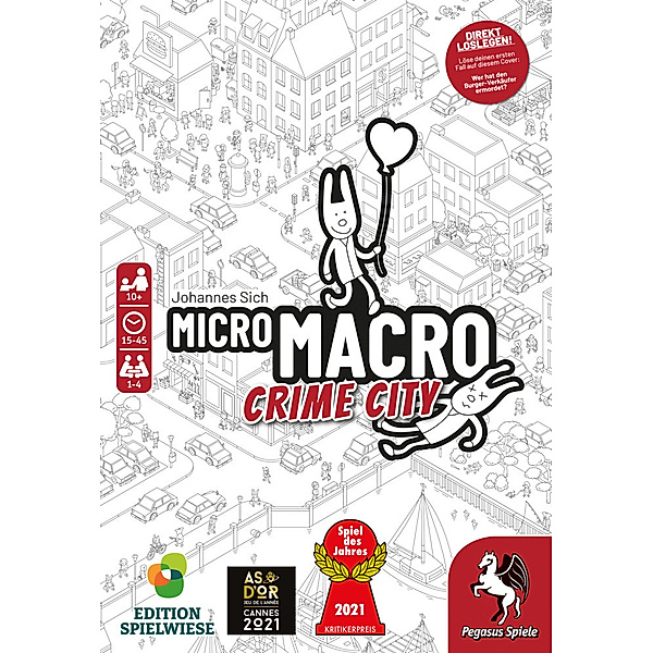 Pegasus Spiele, Edition Spielwiese MicroMacro - Crime City (Spiel), Johannes Sich