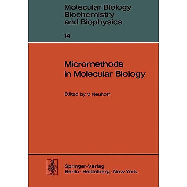 Micromethods in Molecular Biology