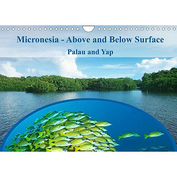 Micronesia - Above and Below Surface (Wall Calendar 2023 DIN A4 Landscape), Ute Niemann