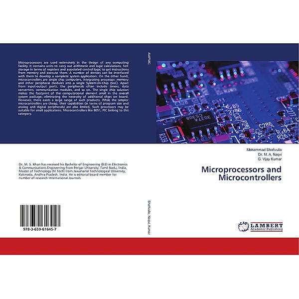 Microprocessors and Microcontrollers, Mohammad Shafivulla, M. A. Naqvi, G. Vijay Kumar