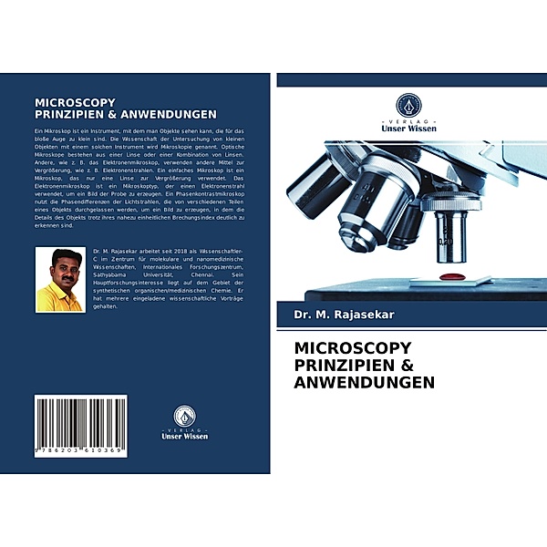 MICROSCOPY PRINZIPIEN & ANWENDUNGEN, Dr. M. RAJASEKAR