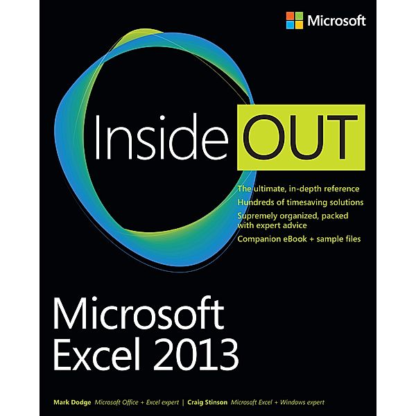 Microsoft Excel 2013 Inside Out, Craig Stinson, Mark Dodge